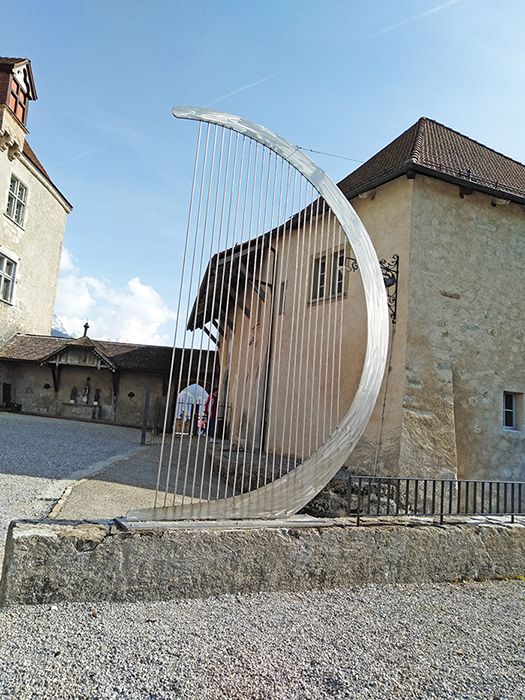 Швейцарські музеї.  Ґрюєр — там, де грають на арфі