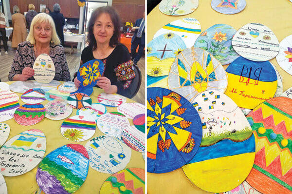 Передали писанки захисникам України