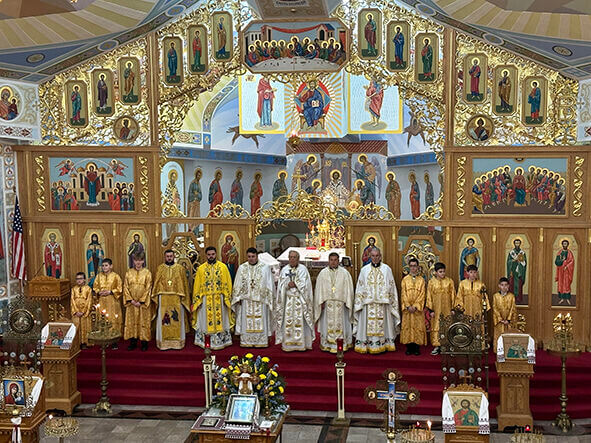 Святкові зустрічі у церкві  Андрія Первозванного