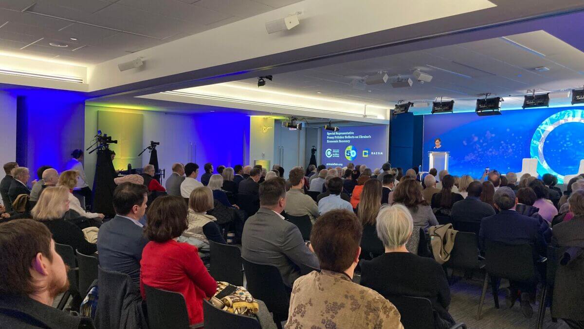 Спецпредставниця США  з питань економічного  відновлення України  Пенні Пріцкер у Чикаго